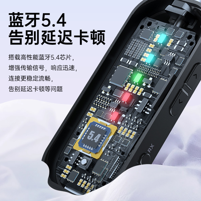 5.4 Bluetooth レシーバーとトランスミッターのツーインワン Bluetooth アダプターは TF カードをサポート、2 対 2 のノイズ低減機能を搭載した新モデル|undefined