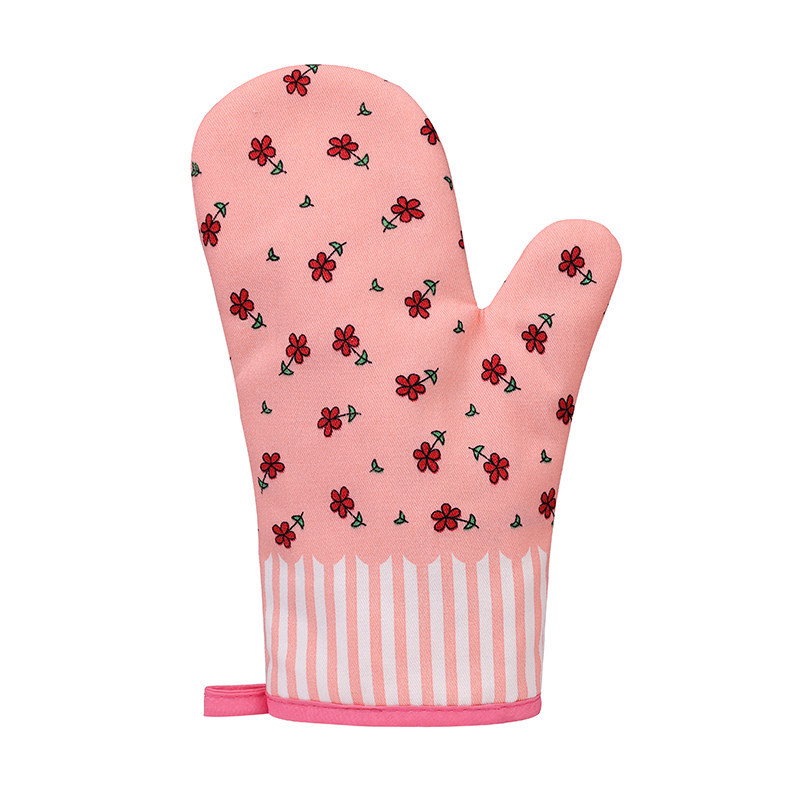 Guantes de aislamiento térmico a prueba de quemaduras y engrosamiento horno de microondas para hornear barbacoa de silicona especial resistente a altas temperaturas horno de cocina a prueba de calor doméstico