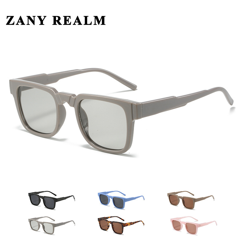 Nuevo simple caja transfronteriza gafas de sol europeas y americanas KUBR negro Super Retro chica caliente gafas de sol fabricante en stock