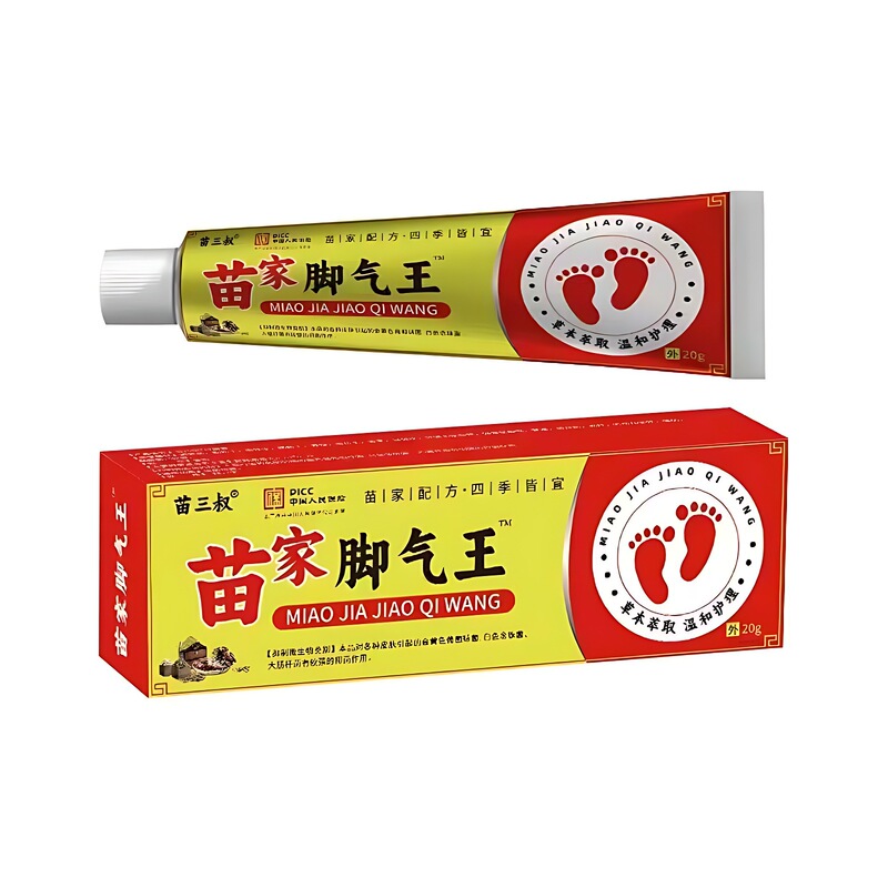 代発苗家足気王かゆみ止め抗菌軟膏は、足のかゆみ、皮むけ、水ぶくれを和らげる漢方足気軟膏です。|undefined