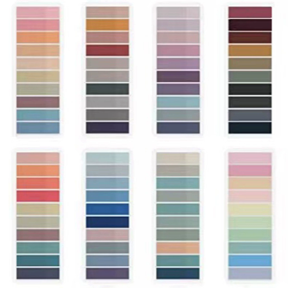 Index stickers Morandi color transparent writing sticky notes Student stickers Creative classification instructions