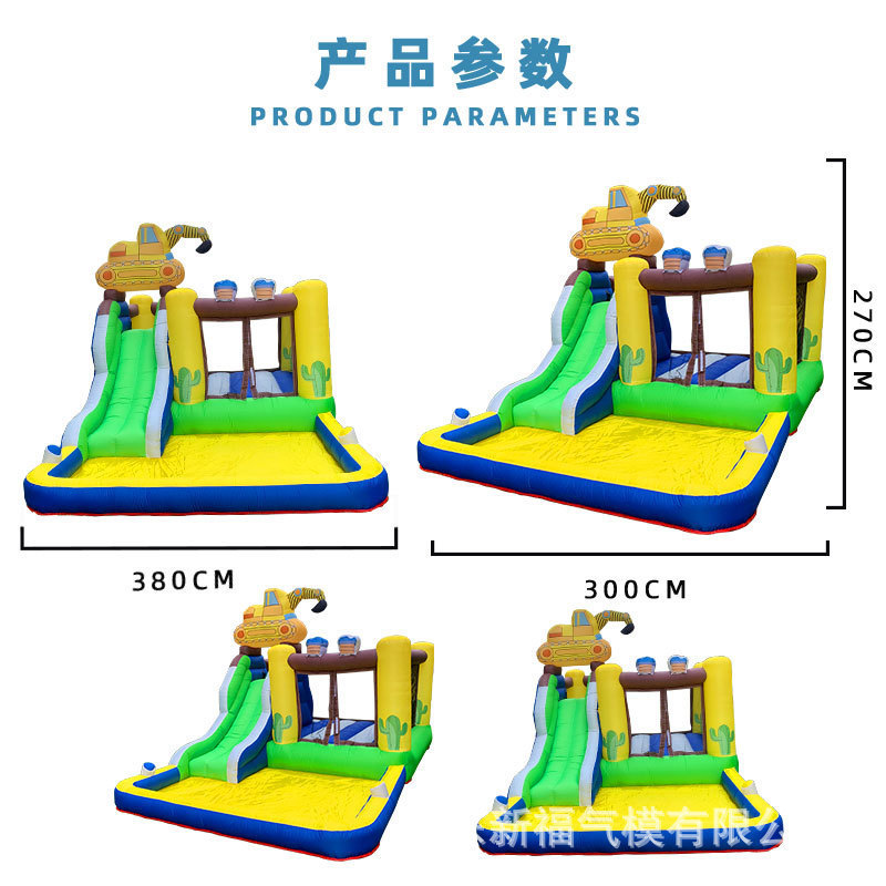 Tobogán de agua inflable para niños castillo inflable al aire libre pequeño hogar trampolín inflable parque de atracciones de agua