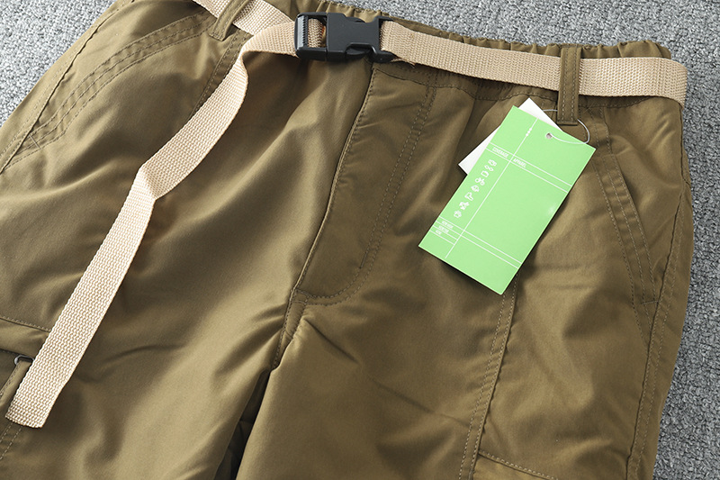 Hot Selling Windproof and Waterproof Outdoor Plush Pants in Autumn and Winter, Straight Leg Casual Pants, Multi Bag Work Clothes for Men_voghion.com