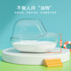 Small pet transparent bath box landscaping bath room bath basin supplies bath sand padding toilet nest set hamster bathroom