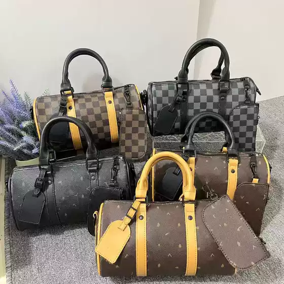 Trendy Unisex Storage Bag for Men and Women, Versatile Boston-Style Shoulder Bag, Crossbody Bag, and Handbag