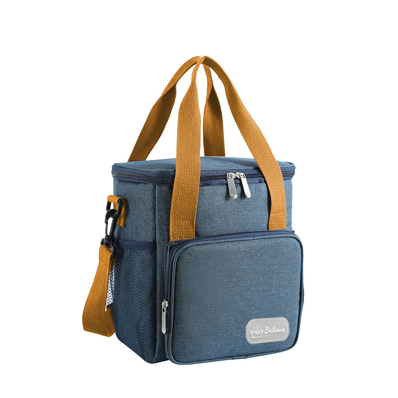 Etiquetado de comercio transfronterizo bolsa de hielo bolsa de picnic bolsa de almuerzo portátil bolsa de almuerzo de gran capacidad bolsa de arroz de aislamiento de tela Oxford