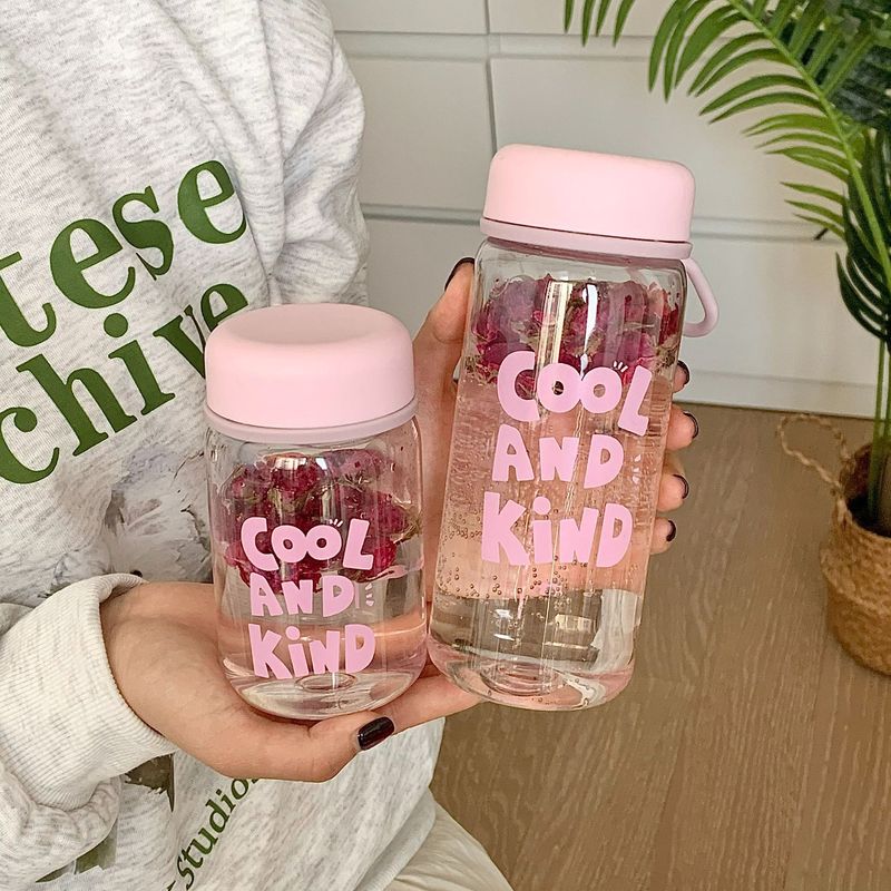 インスタイルの高温耐性のポータブルカップ、見栄えの良い屋外プラスチックカップ、ポータブルでシンプルな学生ウォーターカップ、男性と女性のためのストレートドリンクカップ|undefined