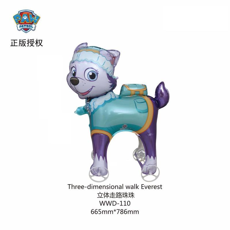 新しいスタイルの子供の赤ちゃんの誕生日車輪付き漫画ウォーキング動物バルーン装飾シーンレイアウトインターネット有名人の屋台商品|undefined