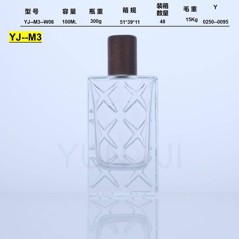 奢华型卡口香水瓶15卡口100ml玻璃喷雾瓶异形时尚香水分装瓶瓶盖|undefined
