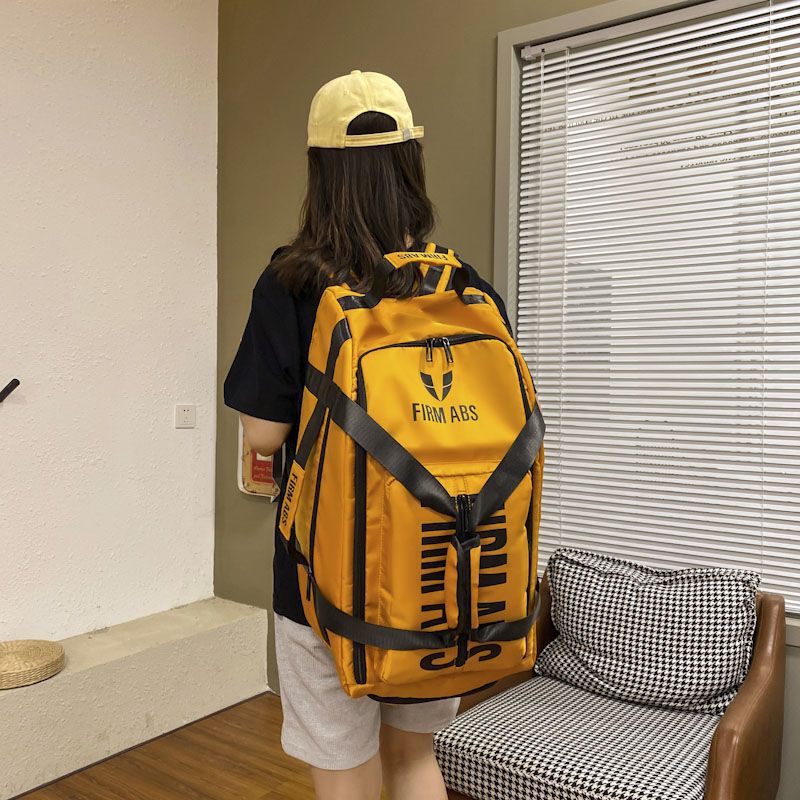 バックパック女性のファッショナブルな旅行大容量トラベルバッグ短距離出張オックスフォード布アウトドアスポーツフィットネスバッグ卸売|undefined