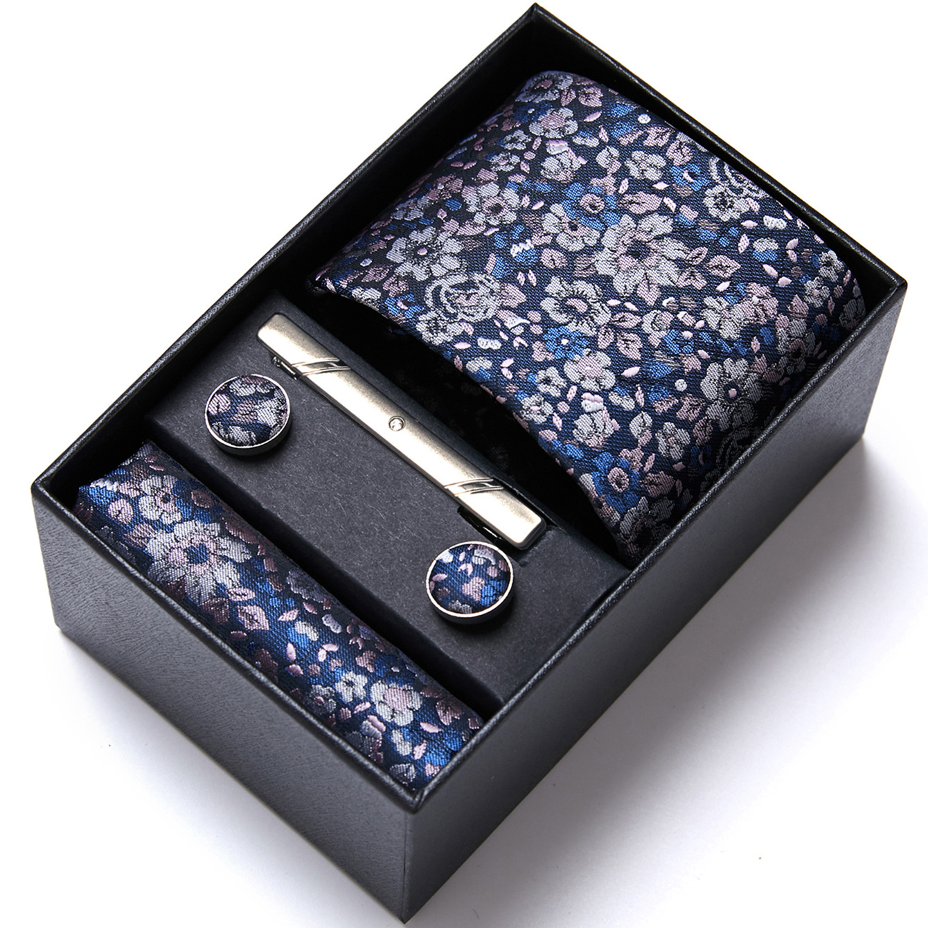 Fabricante en stock de los hombres corbata caja regalo traje ropa formal negocios boda trabajo grupo camisa accesorios verano nuevo