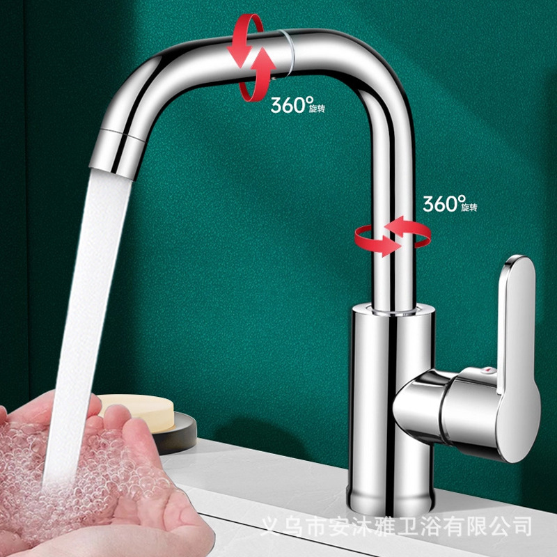 lavabo doméstico nave espacial grifo frío y caliente cocina baño cascada grifo brazo robótico lavabo grifo
