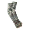 Mysterious green python pattern sleeves