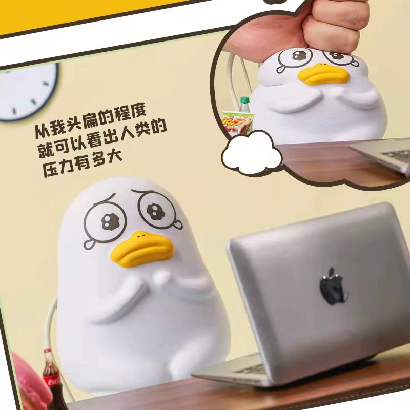 [PU慢回弹小刘鸭大头蛙解压干饭鸭玩具捏办公室发泄情绪减压慢回弹]