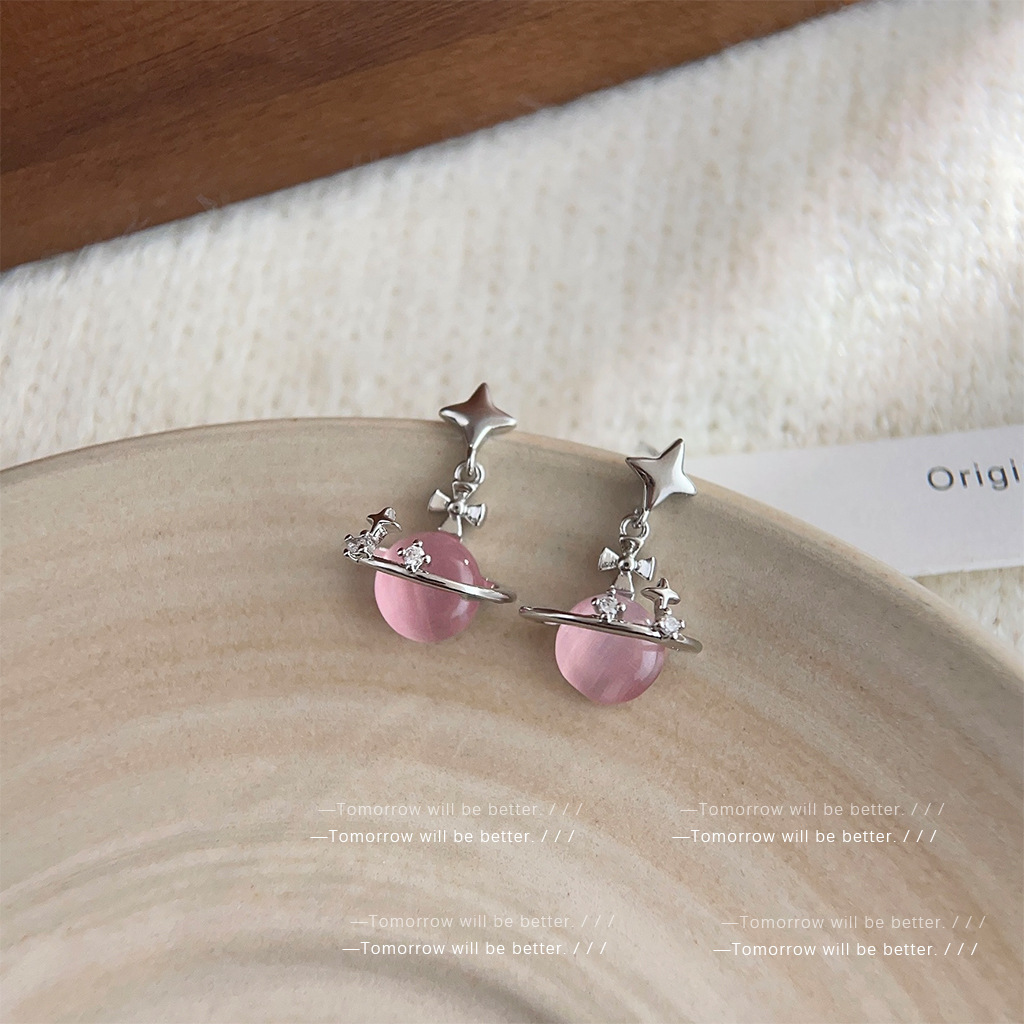 Fuchsia universal elegant earrings