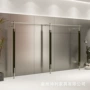 落地式简约黑色不锈钢陈列架