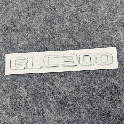 Car logo – emblem, rear badge - standard-glc300-same-as-original-car-bright-silver