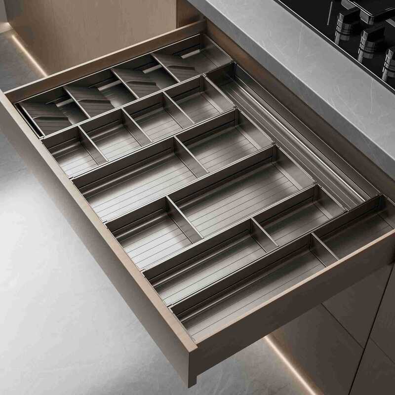 【2026 Patented New Product】Tableware Storage Box Kitchen Bowl and Chopstick Storage Box Drawer Storage Divider Box