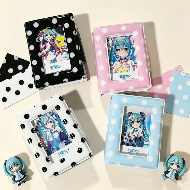 Cross-Border Ins Style Hatsune Miku Small Card Storage Album 3inch Fan Card Album Cute Anime Peripheral Photo Album Cross-Border Ins Style Hatsune Miku Small Card Storage Album 3inch Fan Card Album Cute Anime Peripheral Photo Album