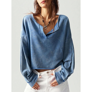 P 17676 V-neck Knit Sweater V�Iᘿ��l��