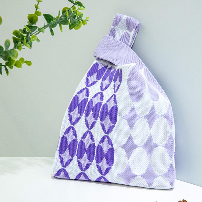 新款户外百搭针织托特包网红手办包包手机收纳包包ins女士手提包