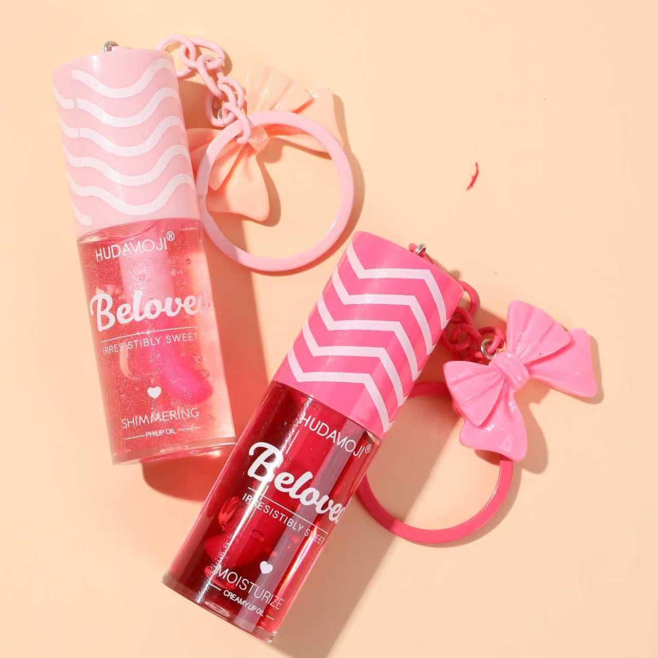 Transfronterizo exclusivo para ondas tropicales llaver de arco de calor decoloración labial aceite hidratante brillante polvo de espejo tierno brillo labial
