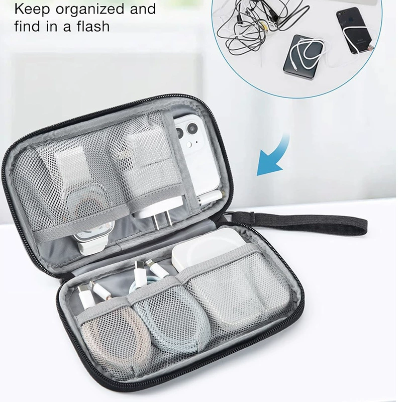 Big electronic storage bag, cable for traveling, handheld storage box, Amazon, custom-made