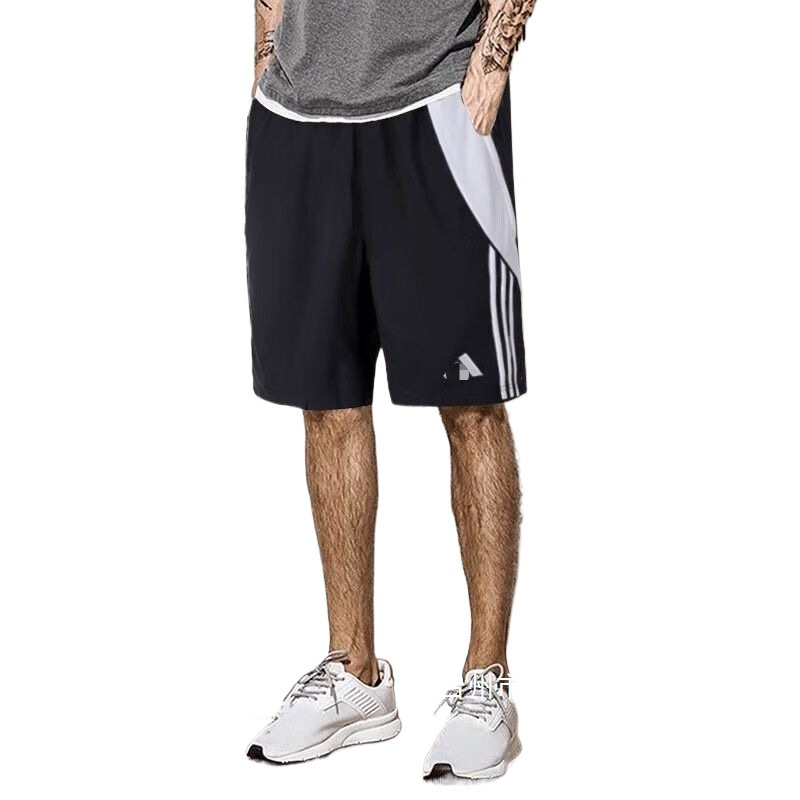 Three-Leaf Clover Quick-Dry Football Training Men's Shorts 25 Summer Sports Casual Mid-Waist Shorts Wholesale by Ju Fang Clothing