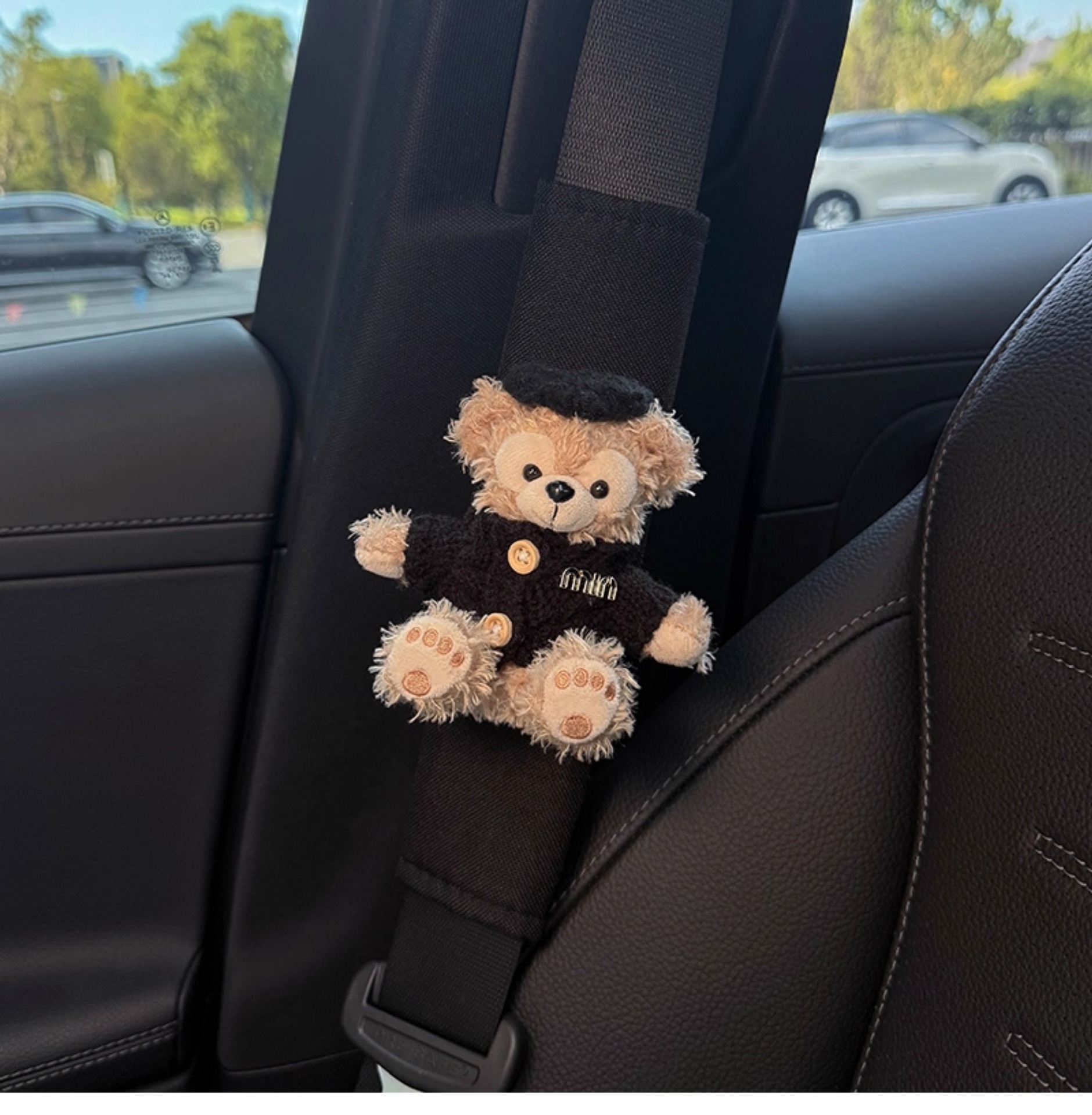 Shirley Mei Duffy Car Seat Belt Shoulder Cover Car Seat Belt Decoration Anti-Wear Clothes Couple Pair of Women
