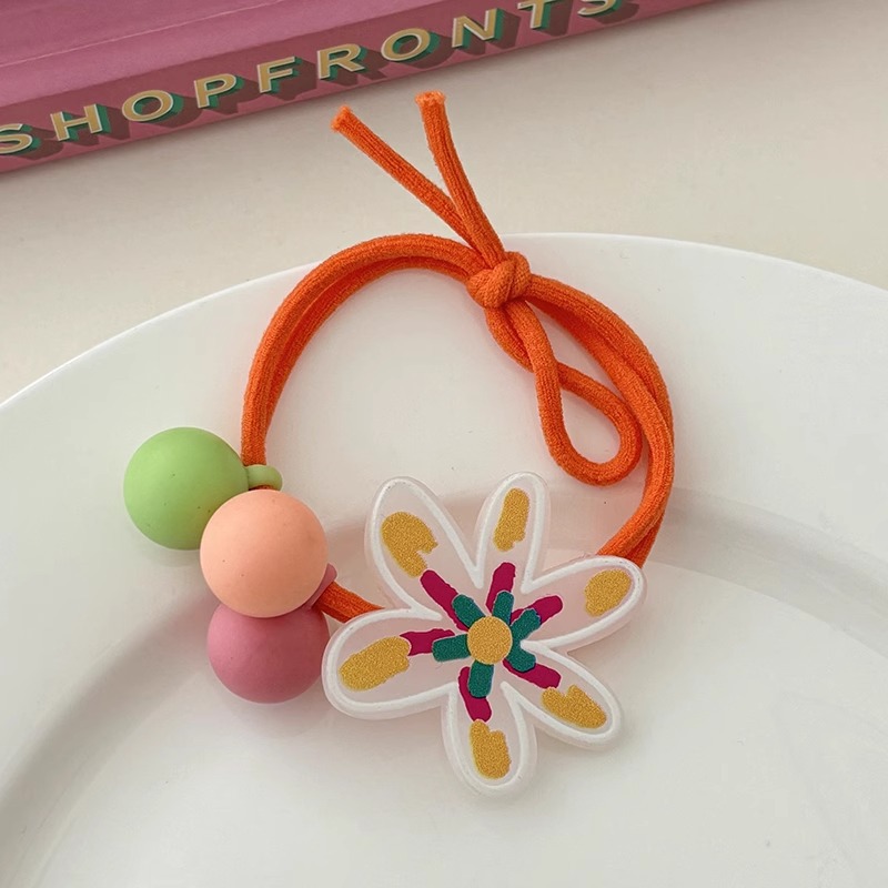 Cuerdas de cabello de alta elasticidad sin costura, anillo de cabello de cola de caballo, cuerdas de cabello de correa femenina, cuerdas de cabello de bola simple, cubierta de cuero cabelludo