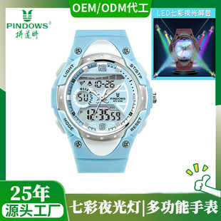 dualdisplayLED student Children Children Outdoor luminous exam waterproof electronic watch wholesale