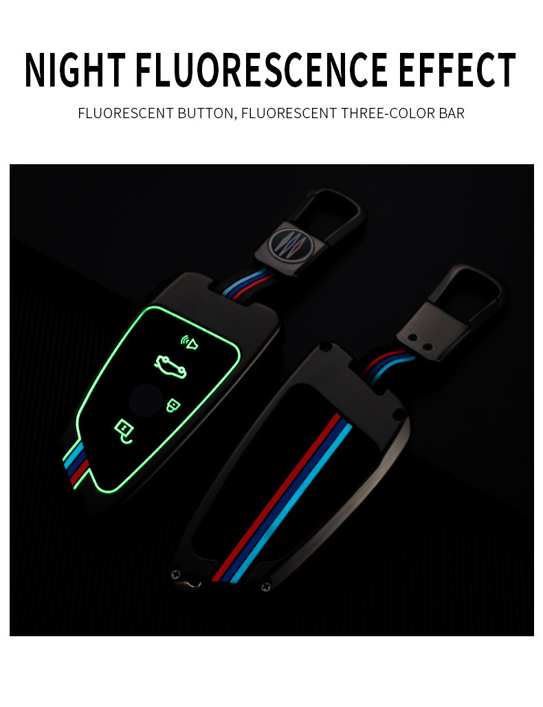 Suitable for 21 Bmw New 5 Series 3 Series X1x2x3x4x5x6 Car Key Cover High-end Buckle Key Bag Protective Case