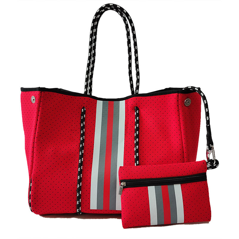 Bolsa perforada de material de buceo, bolsa de playa madre-hijo, bolsa de gimnasio, bolsa de hombro para deportes acuáticos y ocio, impermeable