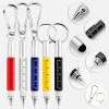 Round beads, universal tools set, metal screwdriver