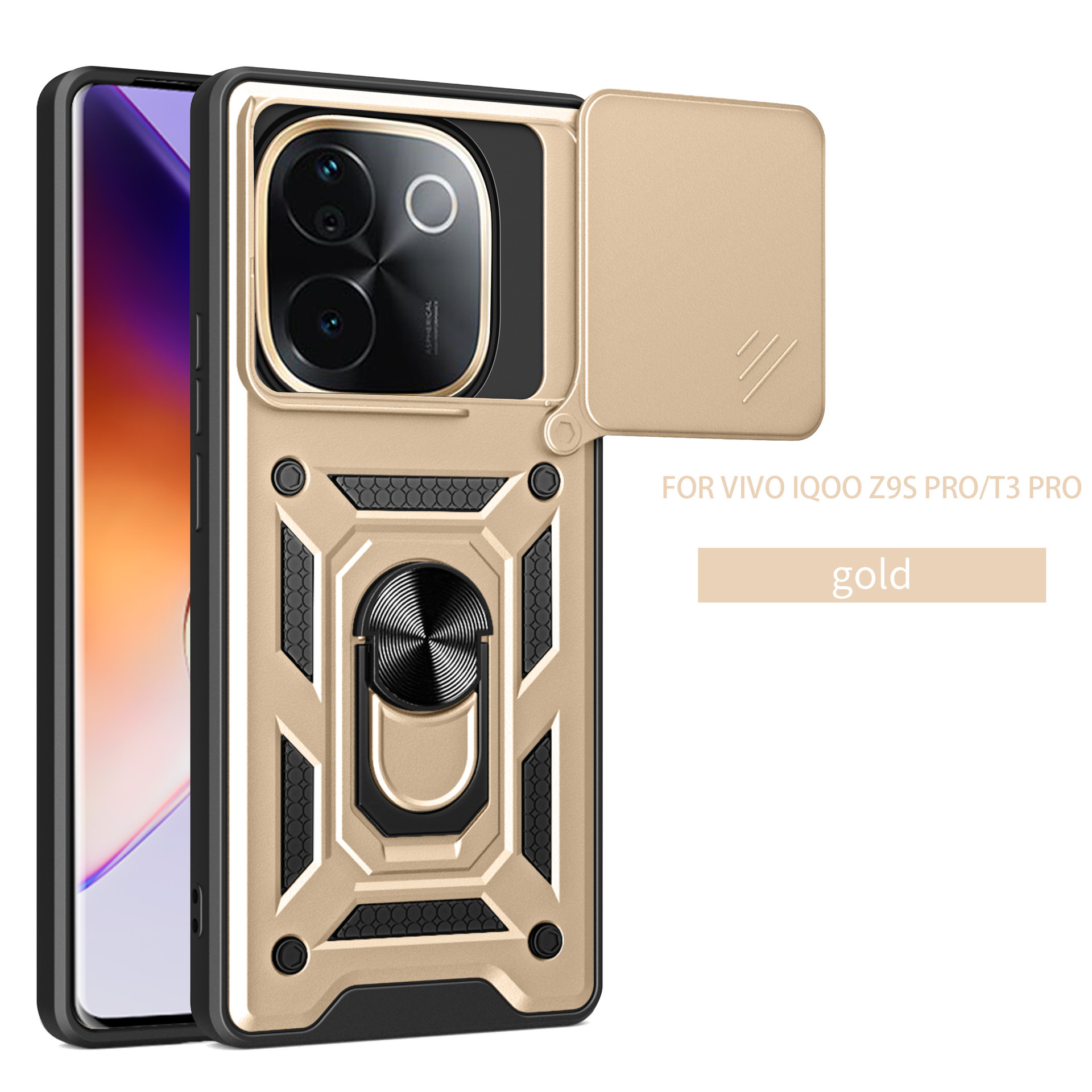 Logotipo personalizado, camuflaje de armadura de z9s Pro TPU + PC armadura de caso de teléfono móvil anticaída absorción magnética