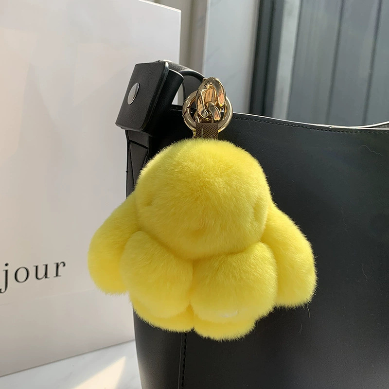 Pellera de conejo real, conejo muerto, accesorios, bolsos, lindos, cerradores de conejo, joyas, muñecas de peluche, joyas