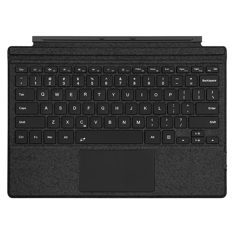 Aplicable a Microsoft Surface Pro11 teclado bluetooth colorido retroiluminado plano externo teclado de succión fábrica al por mayor