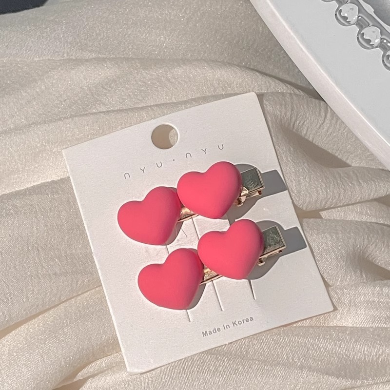 Flores rosadas pinzas de cabello 2025 nueva dulce frente lateral de la mujer frange pinzas de cabello rotas lindas pinzas de boca de pato sin marcas