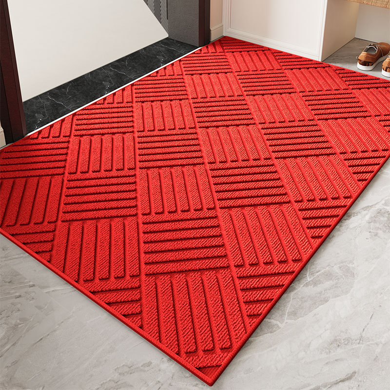 빨간색 마름모 패턴