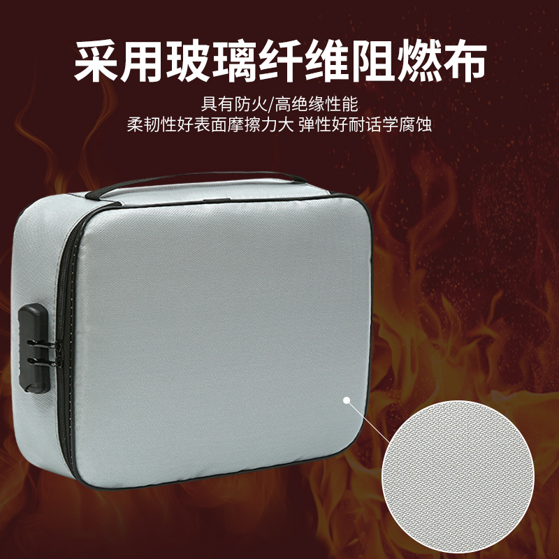 Certificado bolsa de almacenamiento a prueba de fuego impermeable importante documento organizador caja hogar residencia folleto pasaporte organizador bolsa a prueba de humedad titular de la tarjeta