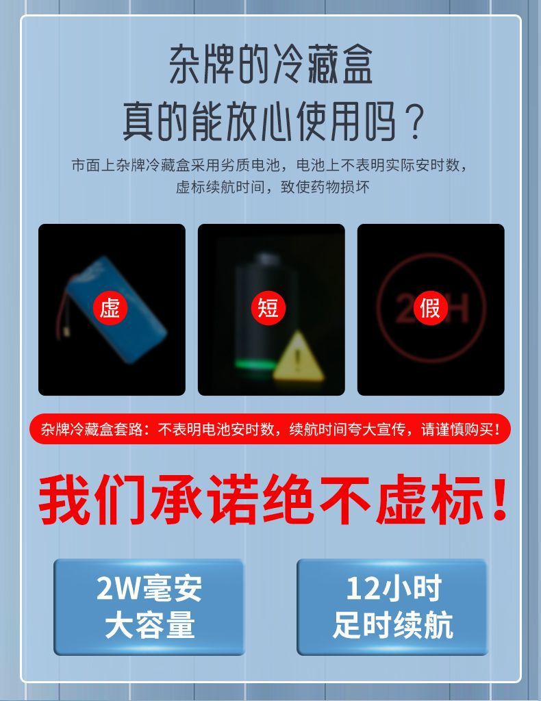 Refrigerator Box for Insulin, Portable Medicine Special Rechargeable Battery, Portable Car Mini Refrigerator
