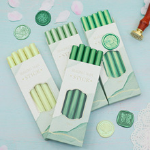 欧彩火漆蜡棒盒装5根一盒火漆蜡五光十色印章密封信封口蜡质细腻