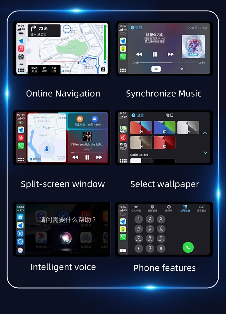 Source Factory 2-in-1 Wireless Carplay Box Android Auto Box Original Car Wired to Wireless Adapter