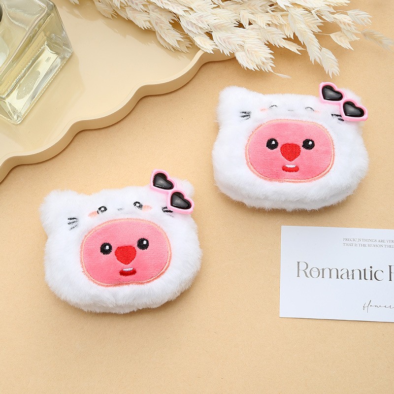 한국어 비버 면화 인형 DIY 어린이 신발과 양말 장식 인형 플러시 브로치 스카프 의류 액세서리 도매