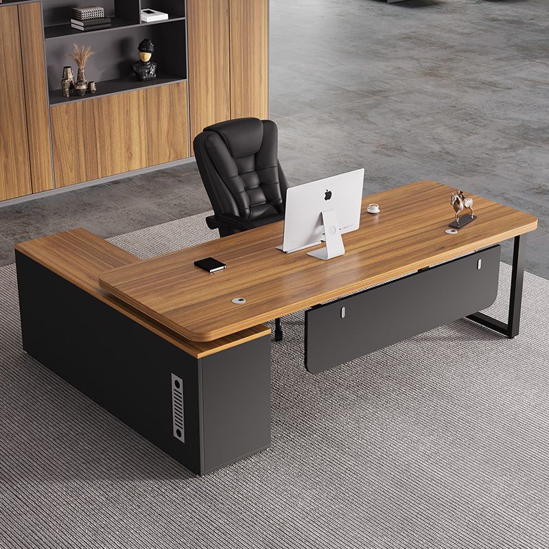 Boss Desk Office Desk and Chair Combination Simple Modern Office Manager Desk President Single Computer Desk Executive Desk