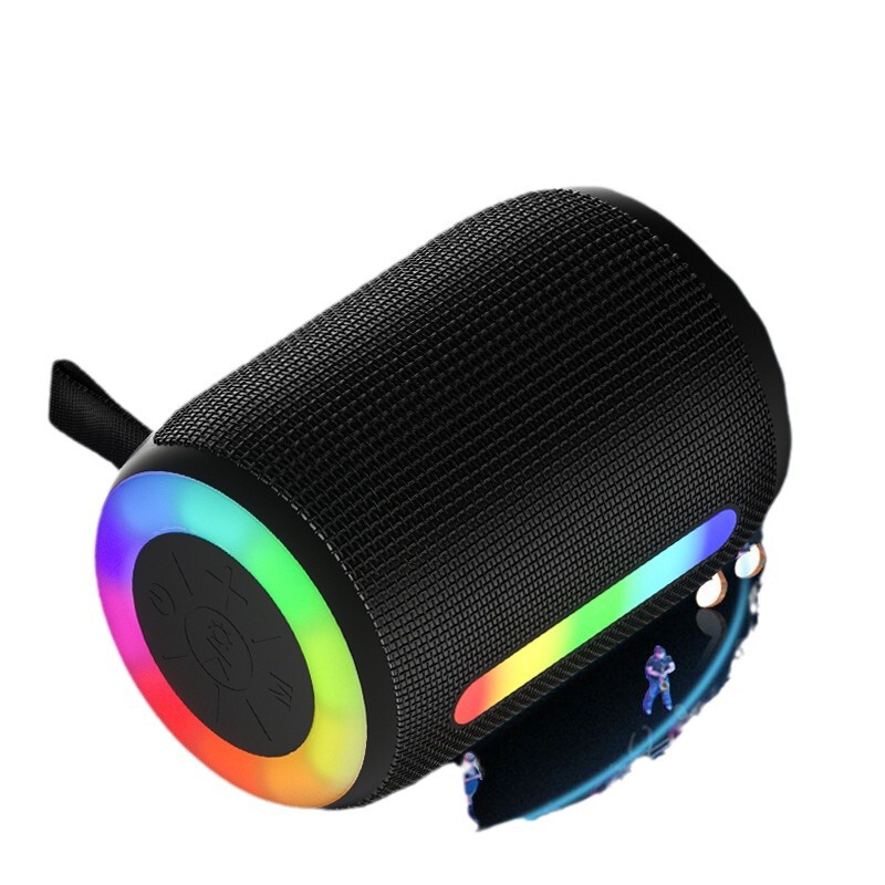 新型の無線bluetoothスピーカーの7色のまぶしい無線bluetooth音響の小さい音響の小さい鋼砲の超重低音|undefined
