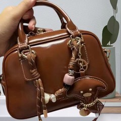 质感摩卡派对枕头包2025超火精致大容量通勤手提单肩斜挎女包