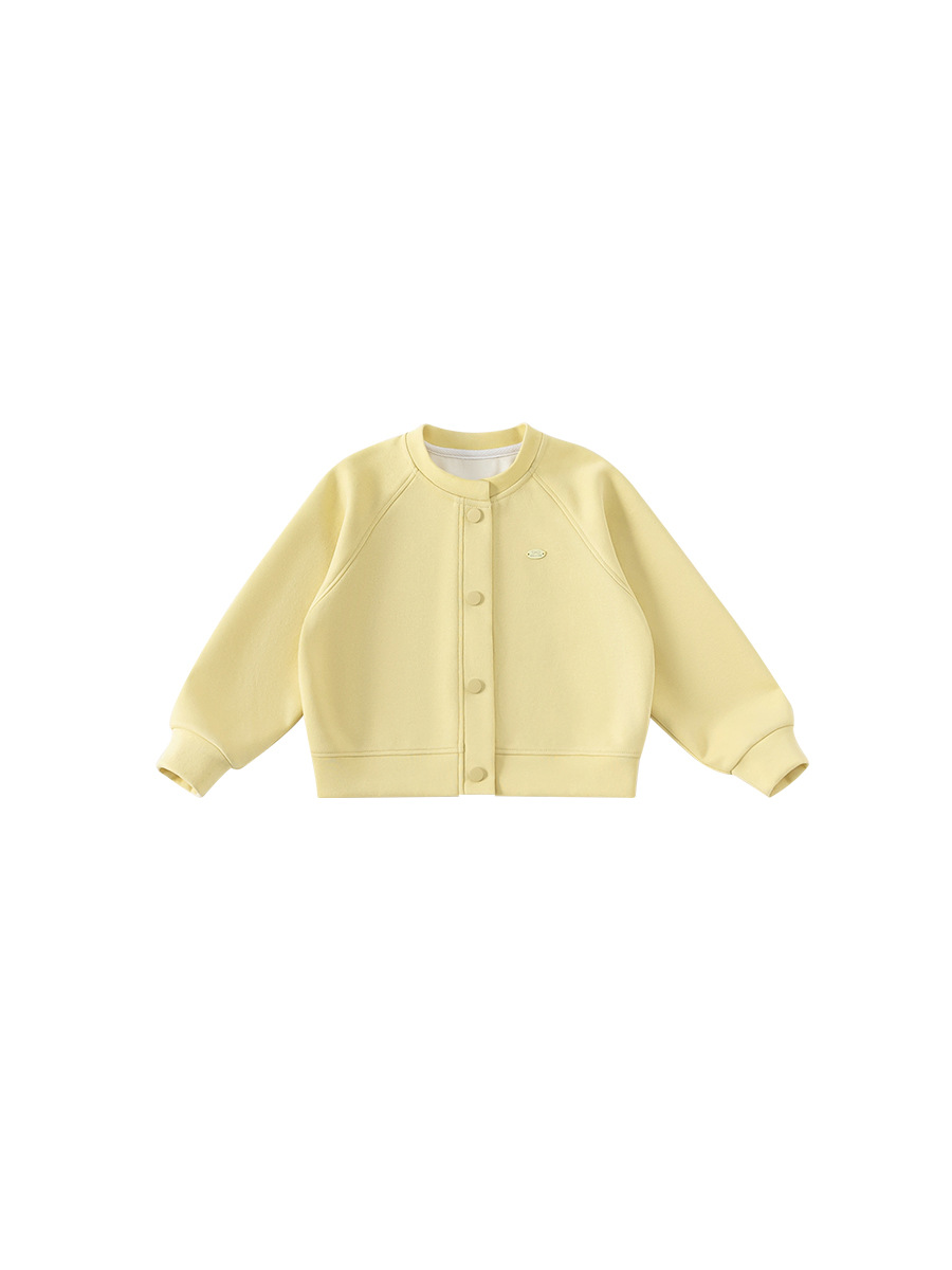 Youbao ropa para niños tops de primavera para niñas color sólido cuello alto simple letras letras joyas abrigo de suéter de bebé femenino