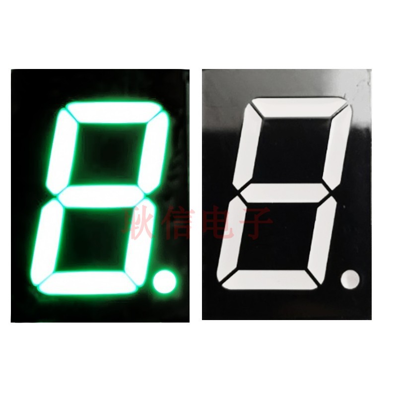 LED数码管120101BGG显示模块数字模块1.2英寸共阳共阴高亮翠绿