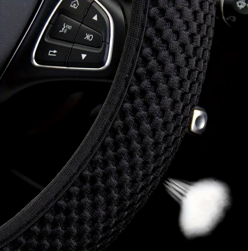 Universal Car Steering Wheel Cover Sandwich Mesh Elastic